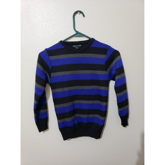 Swiss Cross, boys long sleeve woven pullover, sweater, size 7 - Picture 1 of 4